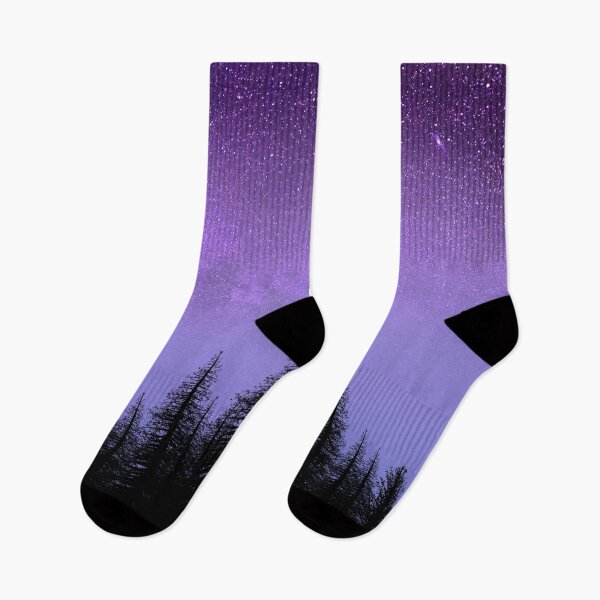 Item preview, Forest with violet starry sky designed and sold by KheinJohn.