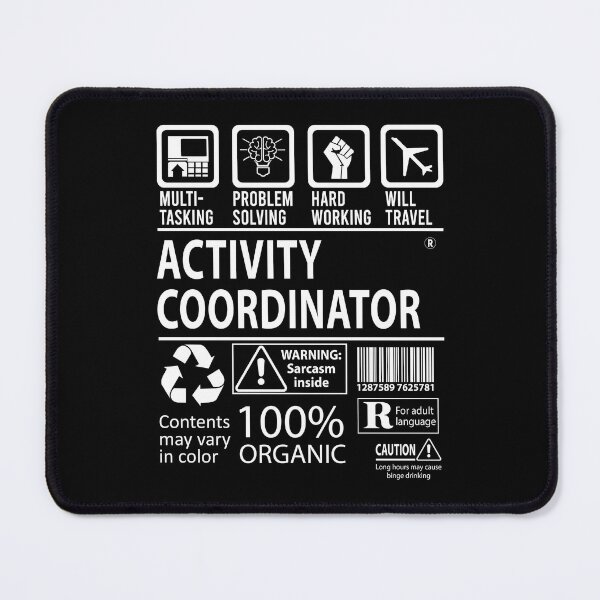 Item preview, Activity Coordinator T Shirt - MultiTasking Certified Job Gift Item Tee designed and sold by tamezleida.