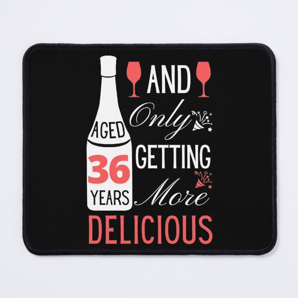 Item preview, 36th Birthday Gift or Greeting for Wine Lovers only getting more Delicious with Age designed and sold by yennyz.