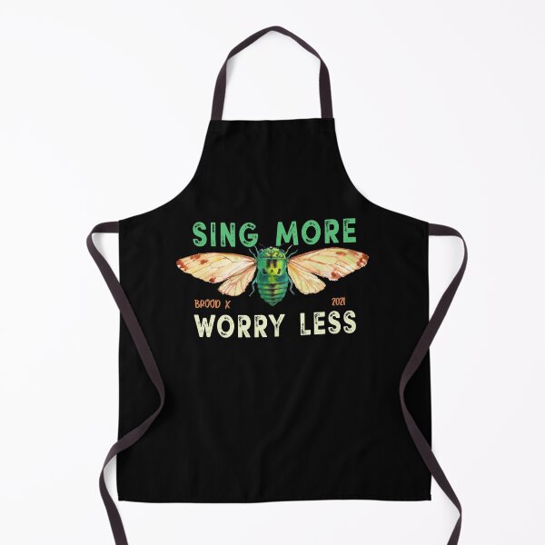 Item preview, Brood X 2021 Sing More Worry Less, Cicada Insect Quote, Entomology Gift for Cicadas Lovers designed and sold by CapitalDesignss.