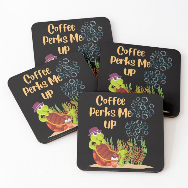 Item preview, Sea Turtle Coffee Perks Me Up designed and sold by SloganExpress.