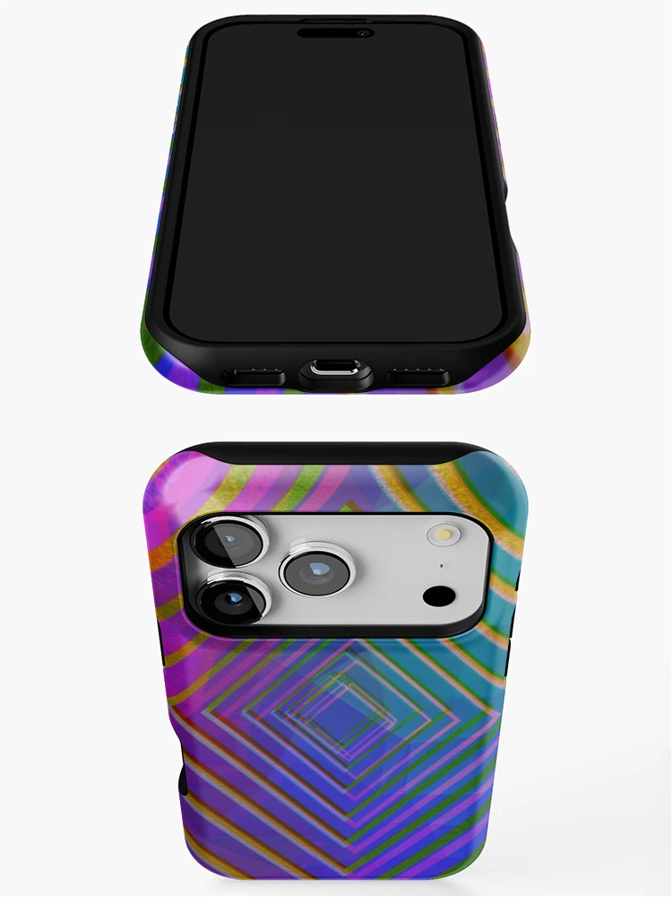 Thumbnail 3 of 4, iPhone Case, Gold Diamond Pattern designed and sold by Ric1926.