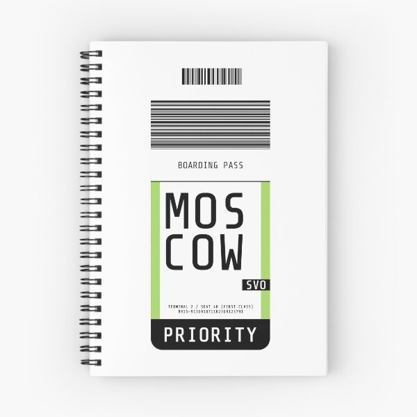Item preview, Moscow Boarding Pass SVO designed and sold by lukassfr.