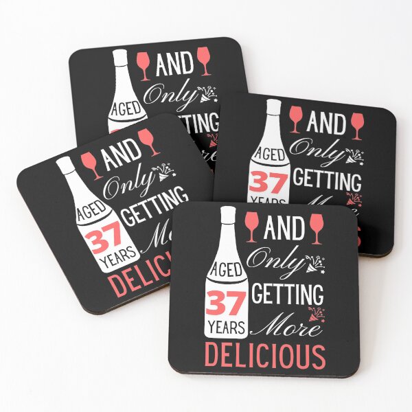 Item preview, 37th Birthday Gift or Greeting for Wine Lovers only getting more Delicious with Age designed and sold by yennyz.