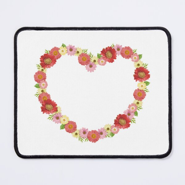 Artikelvorschau, Liebesform bunter Blumenkranz entworfen und verkauft von monodesigns.