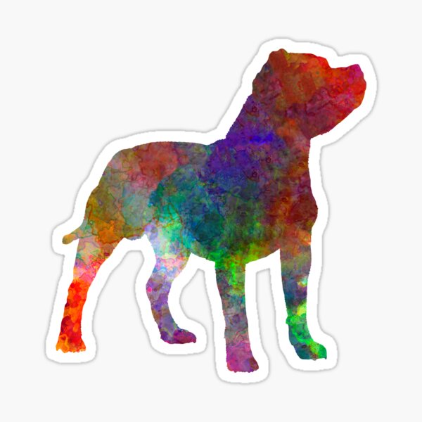 Item preview, Staffordshire Bull Terrier in watercolor designed and sold by paulrommer.