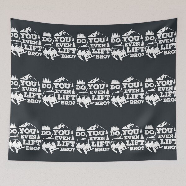 Item preview, Funny Skiing Do You Even Lift Bro Ski Gift designed and sold by ArjunManuela.