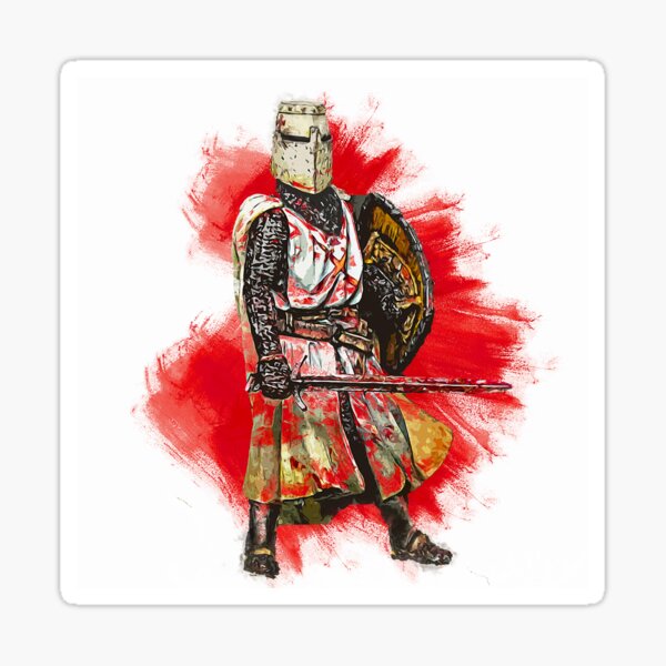 Item preview, Crusader Warrior designed and sold by AM FineArtPrints.