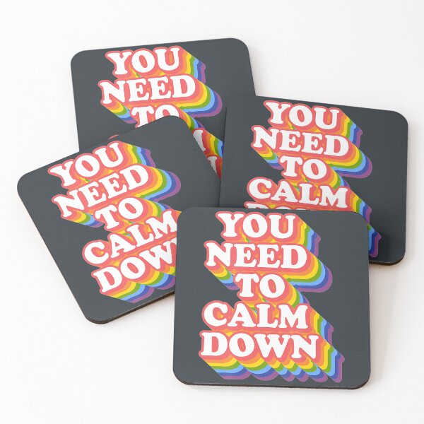 Item preview, Gay Pride Rainbow Equality You Need To Calm Down designed and sold by ArjunManuela.