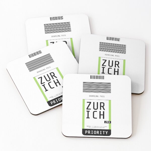 Item preview, Zurich Boarding Pass ZRH designed and sold by lukassfr.