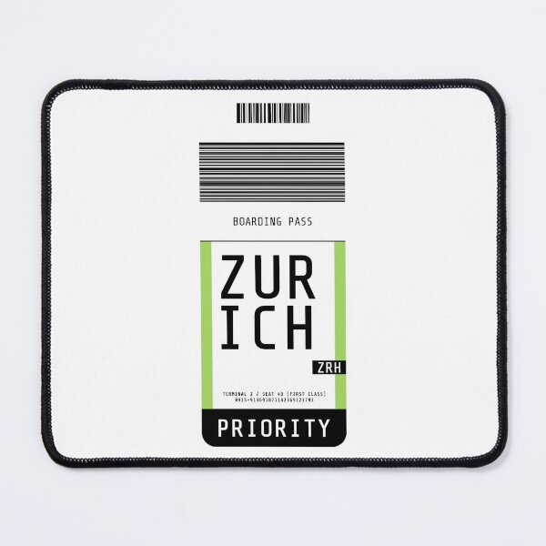 Item preview, Zurich Boarding Pass ZRH designed and sold by lukassfr.
