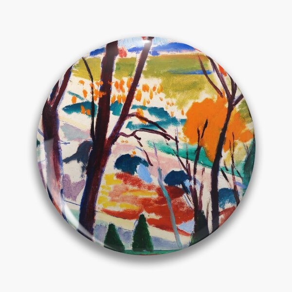 Item preview, Landscape vintage abstract art  designed and sold by Artysannie.
