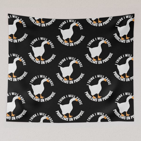 Item preview, Untitled Goose Game I Think I Will Cause Problems On Purpose  designed and sold by lonzizzo.