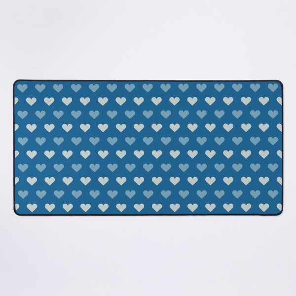Item preview, Hearts pattern on blue background designed and sold by FunnyChameleon.