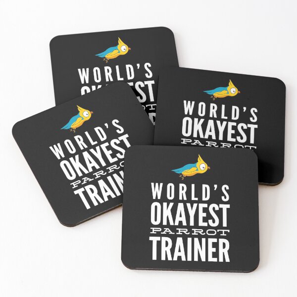 Item preview, World's Okayest Parrot Trainer designed and sold by ojdart.