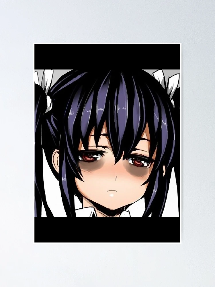 Sad anime girl Poster for Sale by xyvril