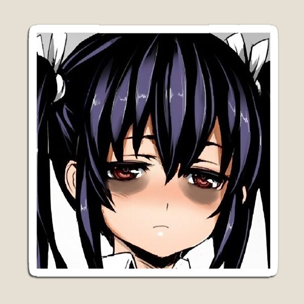 Anime Girl Sad Magnet for Sale by InsecurePuppet