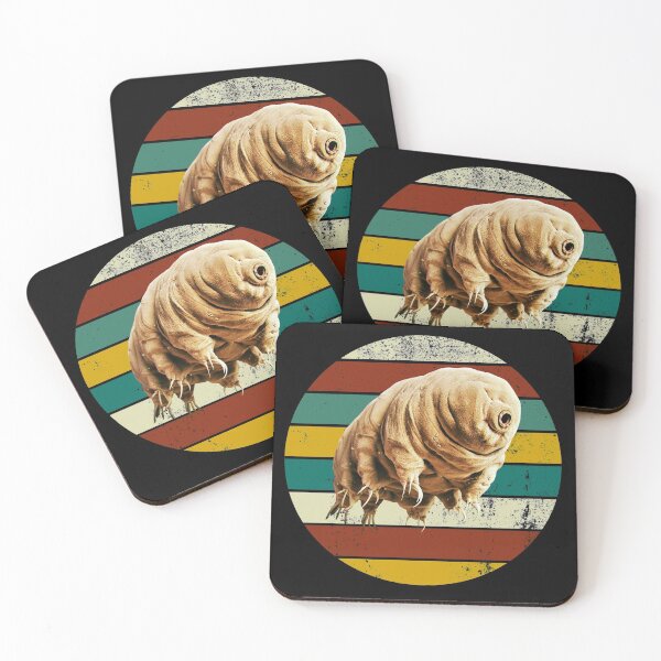 Item preview, Retro Tardigrade Design Vintage Retro Style Draw Gift designed and sold by NUMAcreations.
