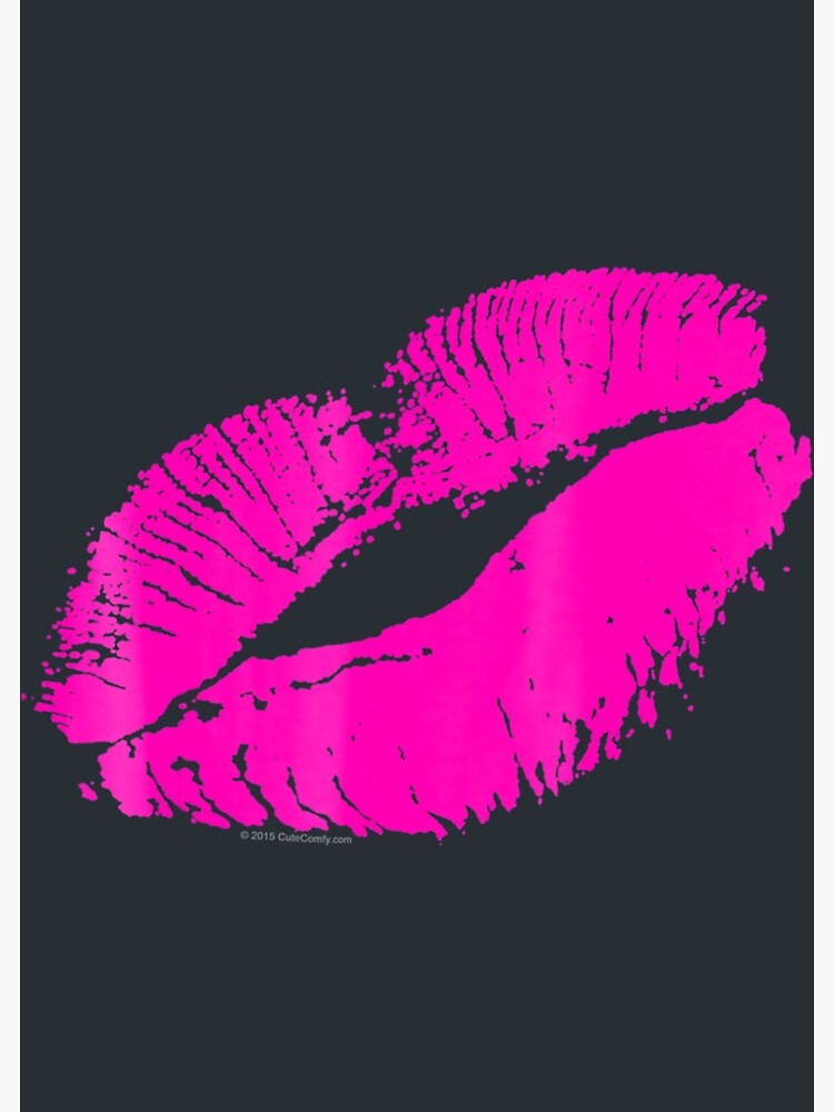 Hot Pink Lips Lipstick Kiss 80'S Costume Retro Band T-Shirt Hot Pink Lips Lipstick Kiss 80'S Costume Retro Band T-Shirt