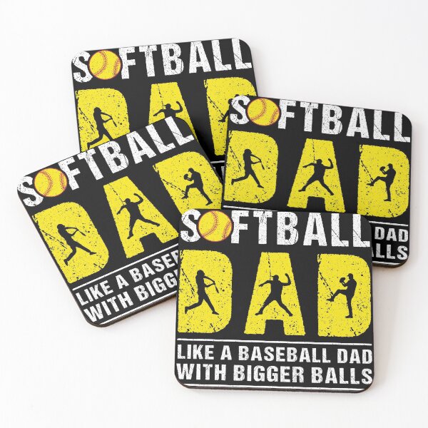 Item preview, Softball dad like a baseball dad with bigger balls designed and sold by Dandesin.