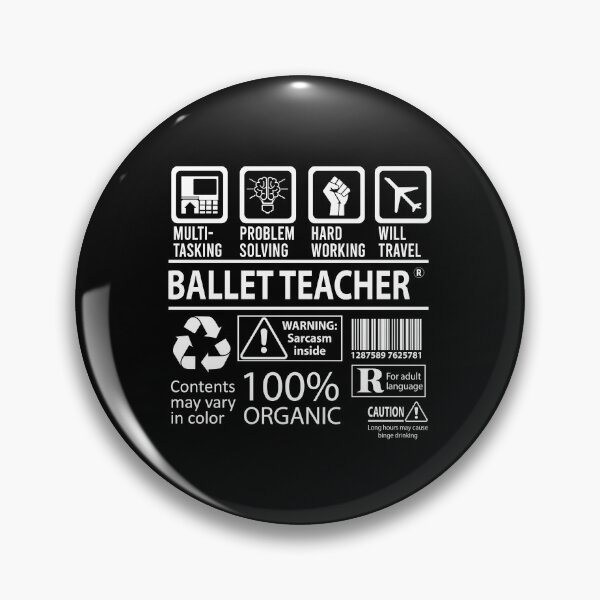 Item preview, Ballet Teacher T Shirt - MultiTasking Certified Job Gift Item Tee designed and sold by stierleism.