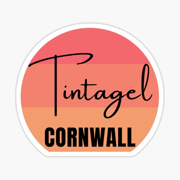 Tintagel - Retro Sticker