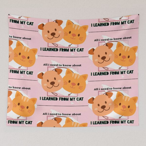 Item preview, All i need to know about life i learned from my cat designed and sold by Mohd wasim.