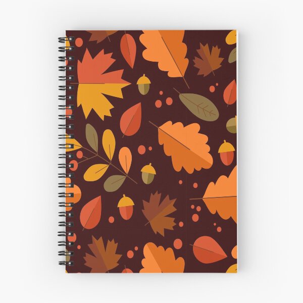 Item preview, colourful brown leaves autumn pattern - seamless colorful leaves autumn pattern designed and sold by FirstTouch.