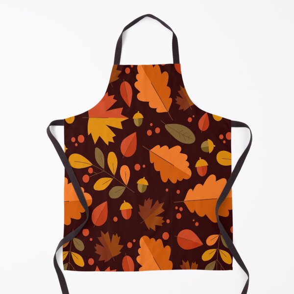 Item preview, colourful brown leaves autumn pattern - seamless colorful leaves autumn pattern designed and sold by FirstTouch.