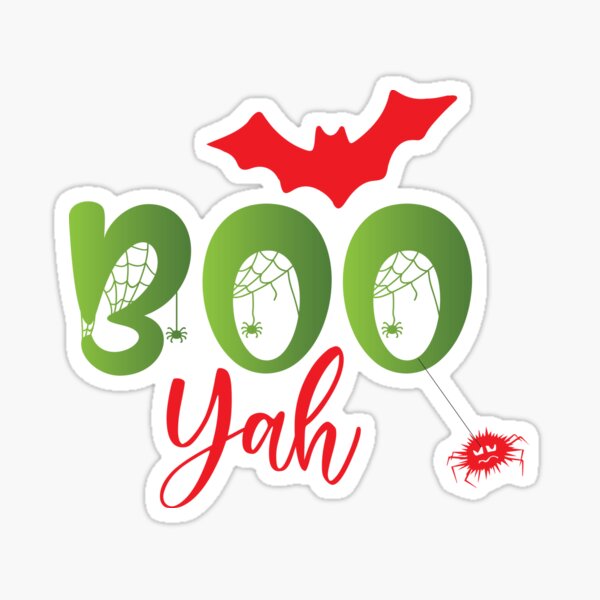 Halloween Boo  Sticker