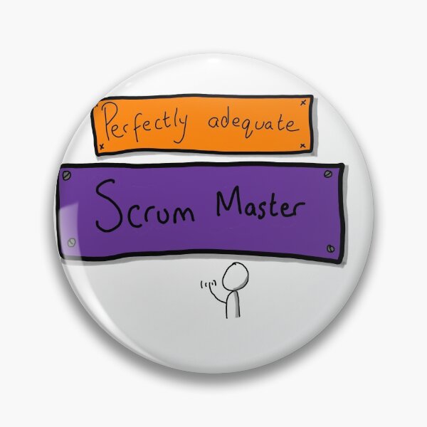 Item preview, Perfectly adequate Scrum Master designed and sold by agiletimelord.