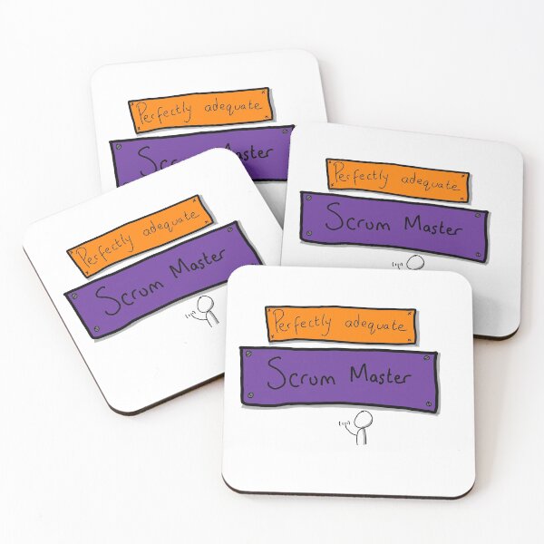 Item preview, Perfectly adequate Scrum Master designed and sold by agiletimelord.