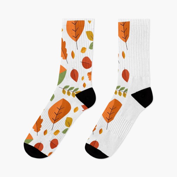 Item preview, colourful cute leaves autumn pattern - seamless colorful leaves autumn pattern designed and sold by FirstTouch.