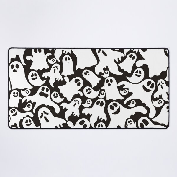 Item preview, Smilling Ghost design with black background designed and sold by Olhado.