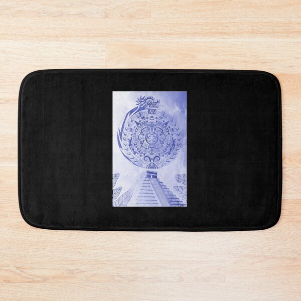 Item preview, the mexican pyramids in teotihuacan aztec calendar  designed and sold by PorroKylan.