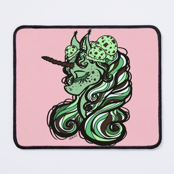 Item preview, Mint Chocolate Chip Unicorn designed and sold by JanGrackle.
