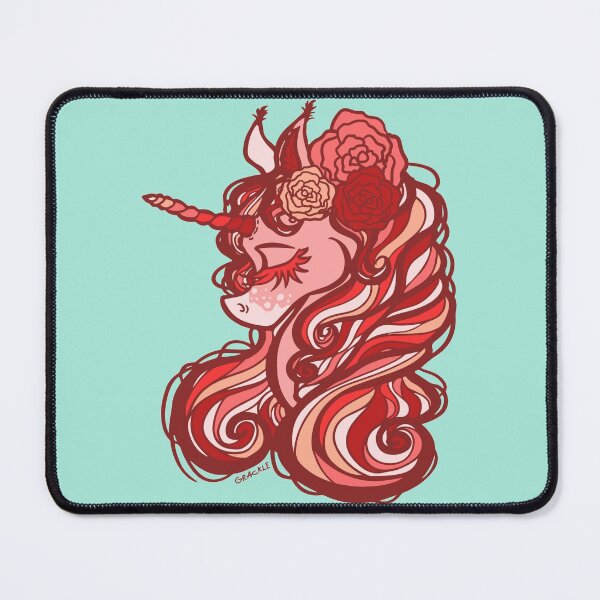 Item preview, Red Rose Unicorn designed and sold by JanGrackle.