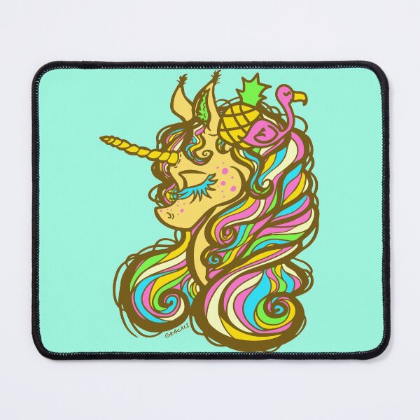 Item preview, Summer Pineapple Unicorn designed and sold by JanGrackle.