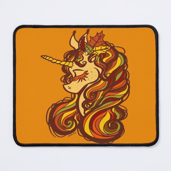 Item preview, Autumn Leaves Unicorn designed and sold by JanGrackle.