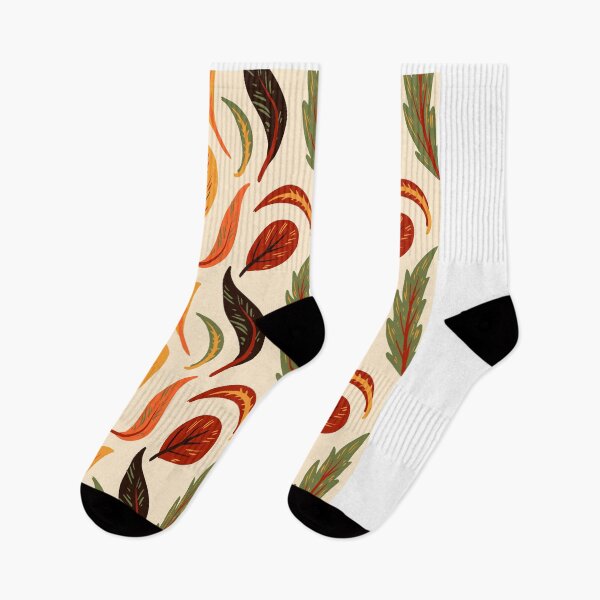 Item preview, colourful cute leaves autumn pattern - seamless colorful leaves autumn pattern designed and sold by FirstTouch.