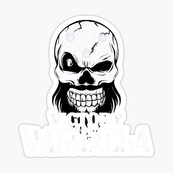 VALHALLA holographic sticker — Sketched by Ste