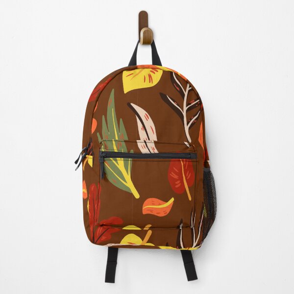 Item preview, colourful cute brown leaves autumn pattern - seamless colorful leaves autumn pattern designed and sold by FirstTouch.