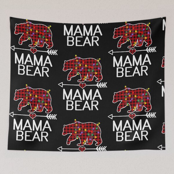 Item preview, Red Buffalo Plaid Mama Bear Christmas Pajama Jk designed and sold by Nguyenhaithanh.