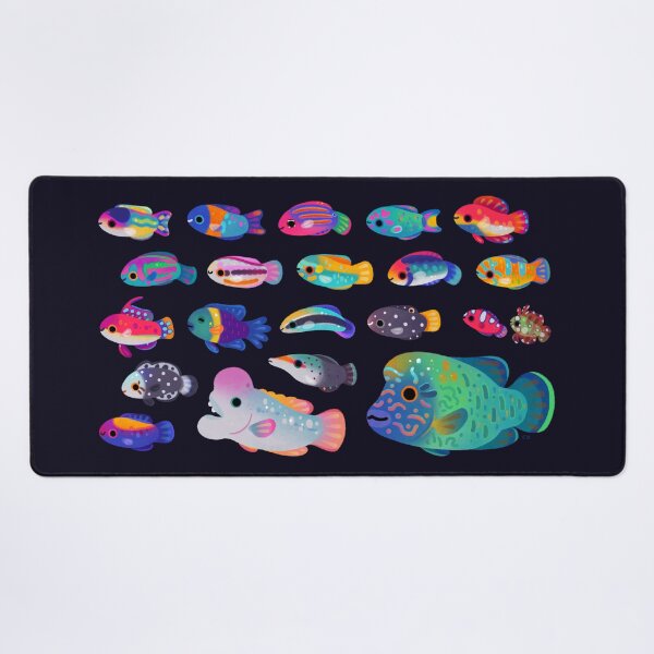 Vista previa del artículo con la obra «Wrasse!», diseñado y vendido por pikaole.