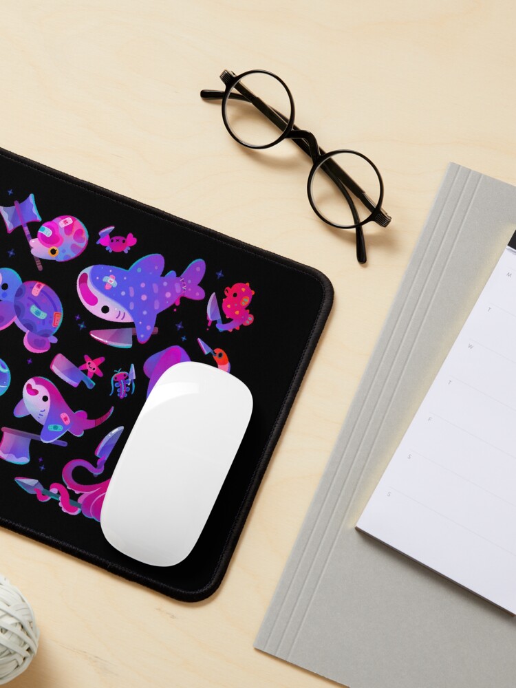 Alternate view of Stabby marine life Mouse Pad