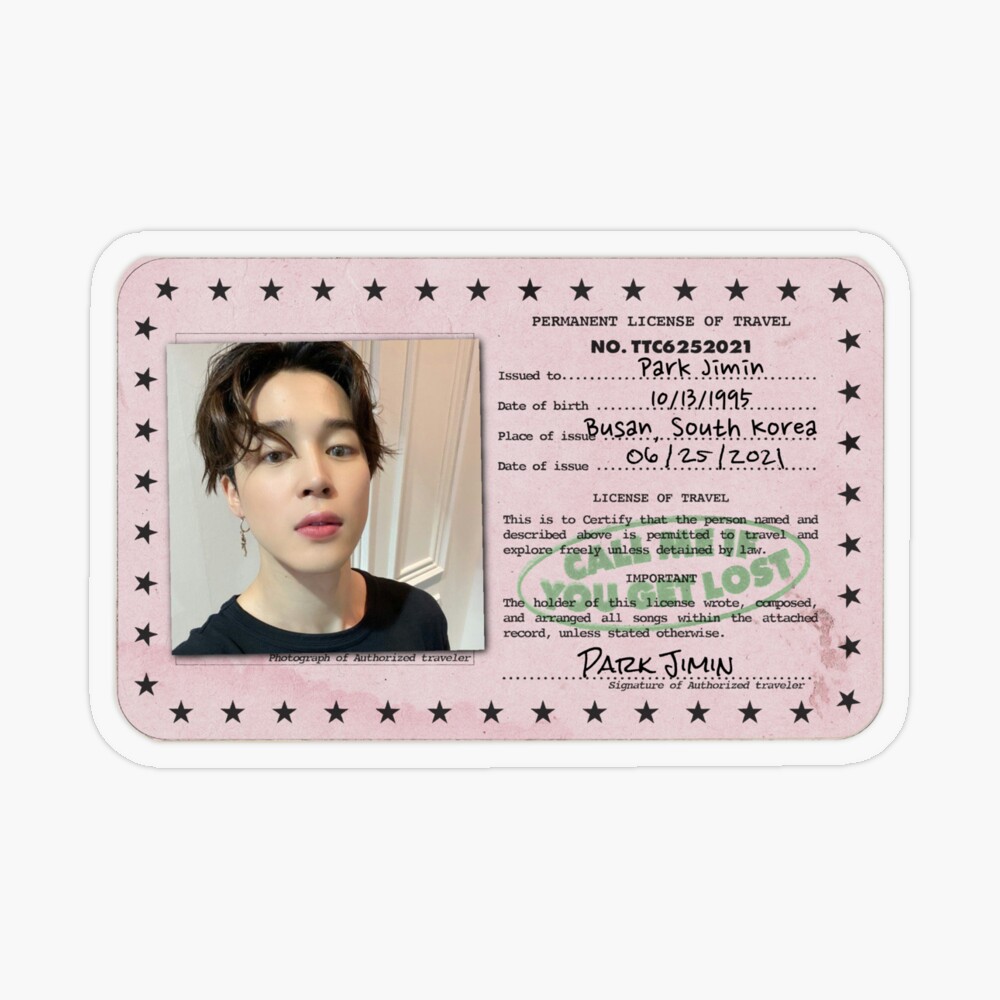 ハピエバ　　BTS JIMIN　　カードのみ JIMIN BTS FACE Photo Card Japan JPFC POB Weverse Universal