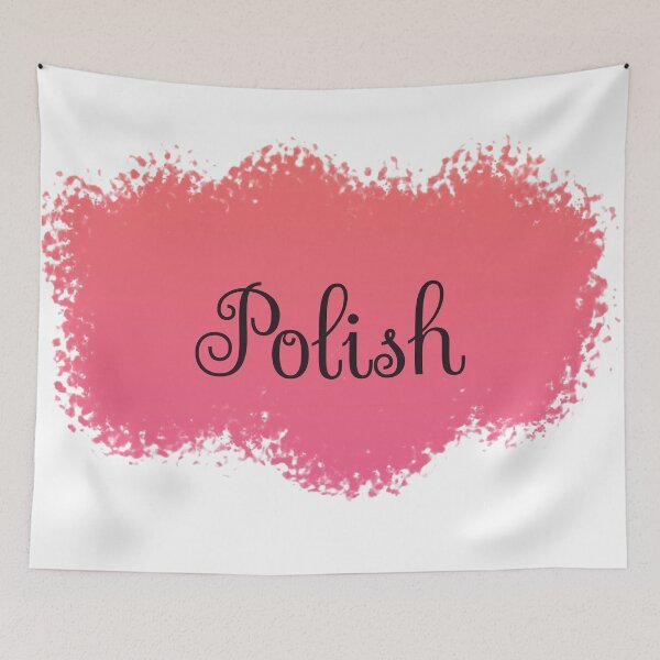 Item preview, Polish Language School Subject Label - Peach to Pink Gradient designed and sold by IrinchiDE.