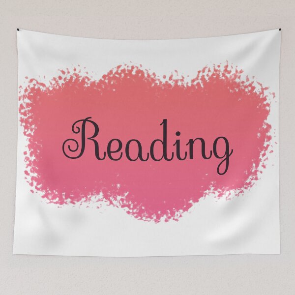 Item preview, Reading School Subject Label - Peach to Pink Gradient designed and sold by IrinchiDE.