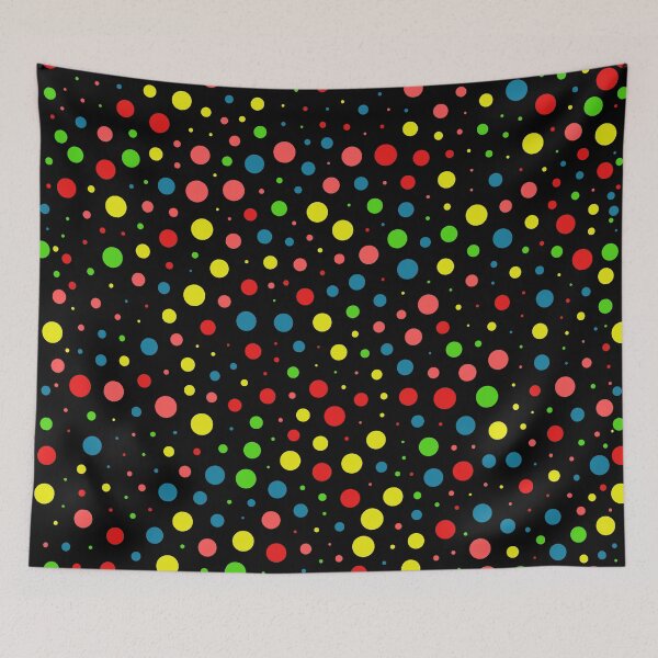 Item preview, multicolor polka dots pattern designed and sold by cutecrazytshirt.