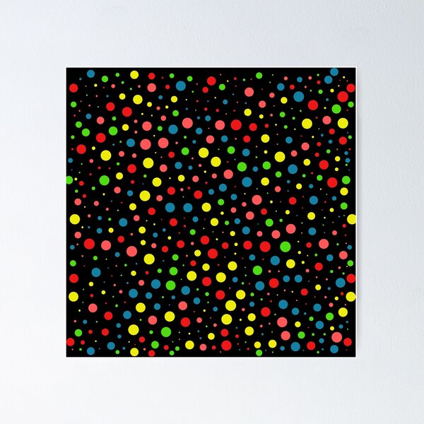 Item preview, multicolor polka dots pattern designed and sold by cutecrazytshirt.